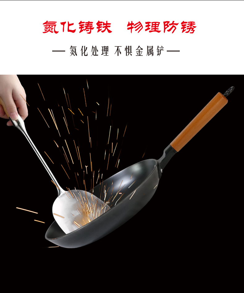 经典真不锈铸铁煎锅插图(1)